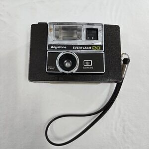 Keystone Everflash 20 Berkey Film Camera Electric Eye Untested Vintage